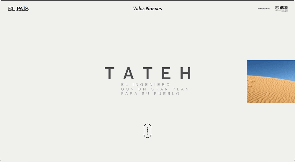 An article about Tateh Lehbib Breica present as a showcase item