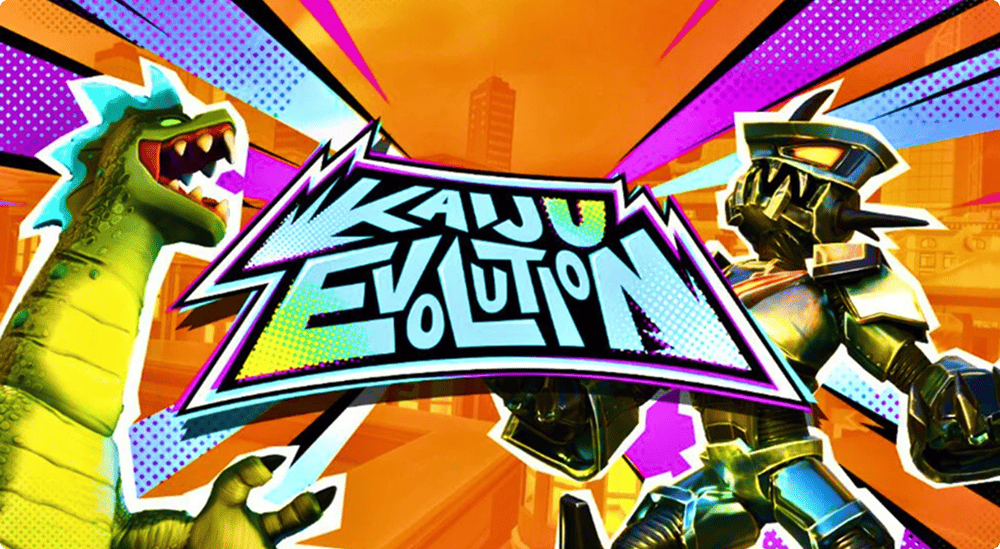 A Robot and Kaiju fighting